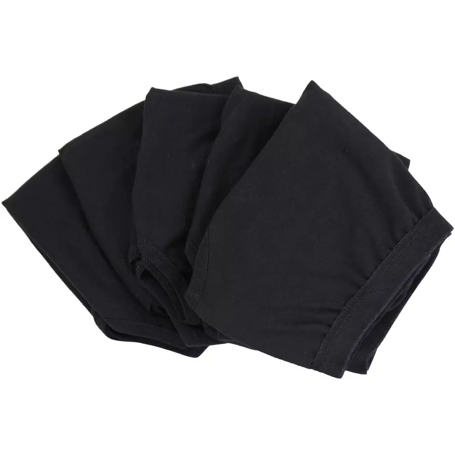 TupTam Mädchen Bustier mit breiten Trägern 5er Pack schwarz
