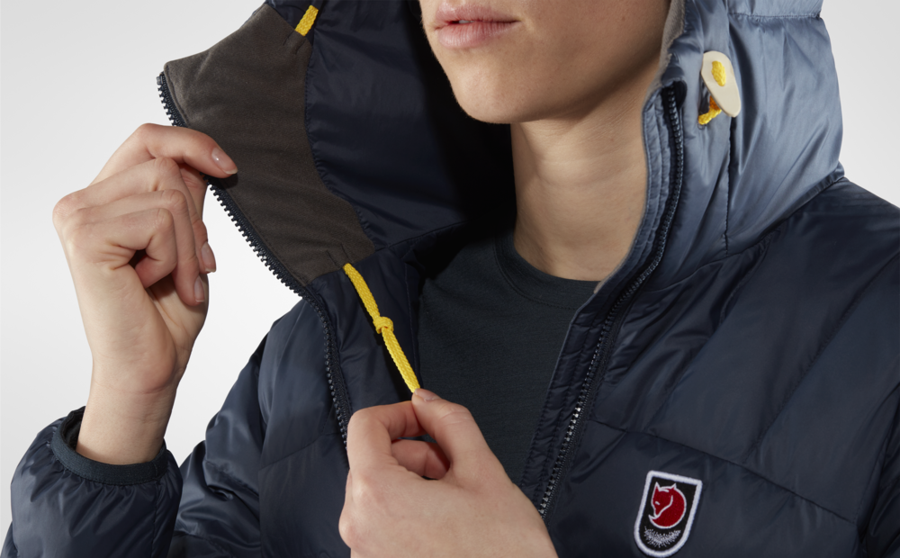 Fjällräven Expedition Pack Down Hoodie, Dame<br>Veldig lett dunjakke