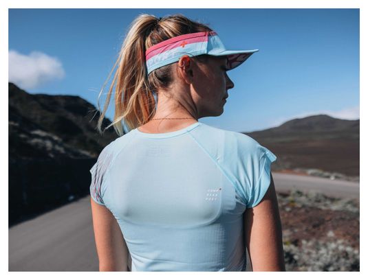 Maillot Manches Courtes Femme Performance SS Tshirt W Aqua Bleu