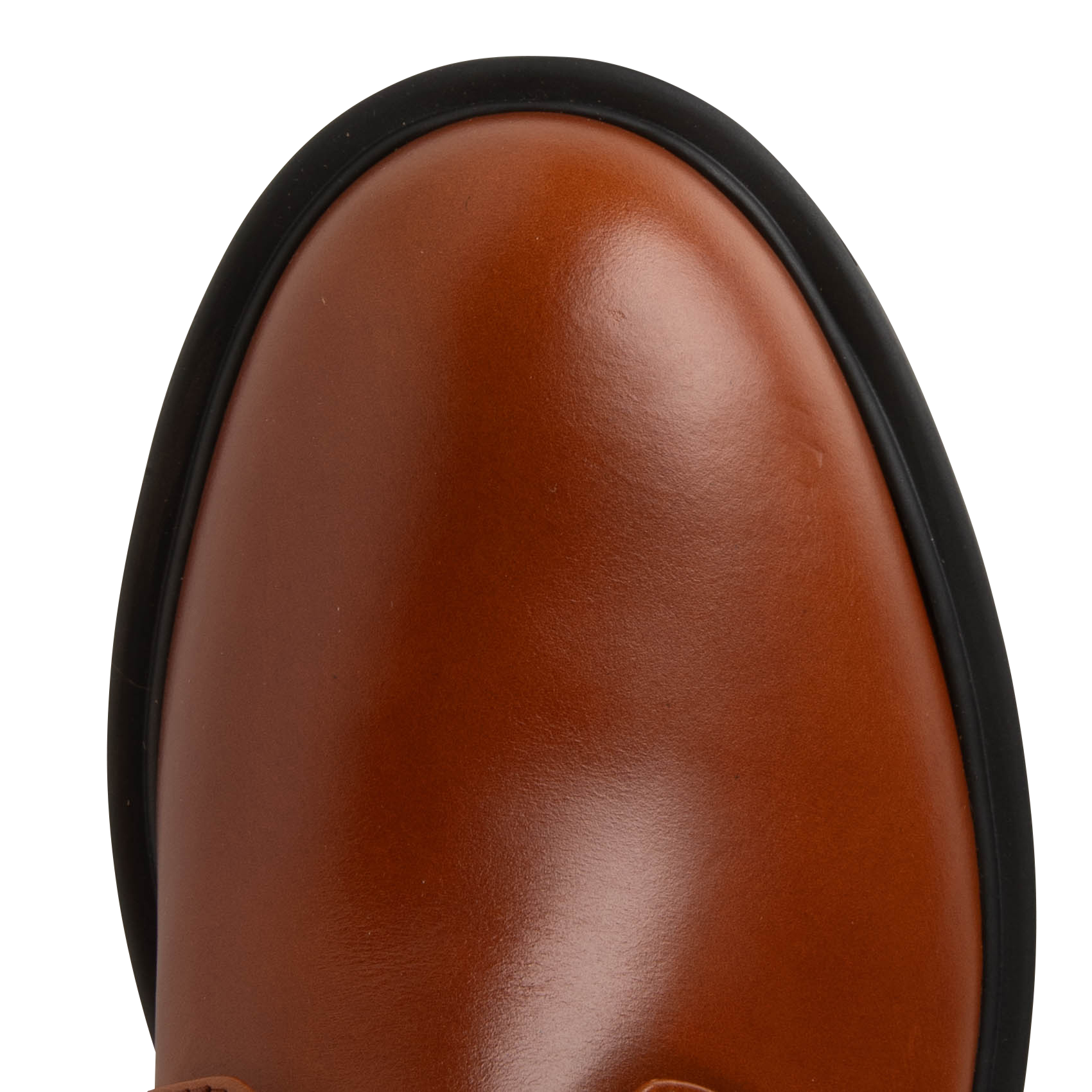 DEAN - Mocassins bout rond en cuir | Marron