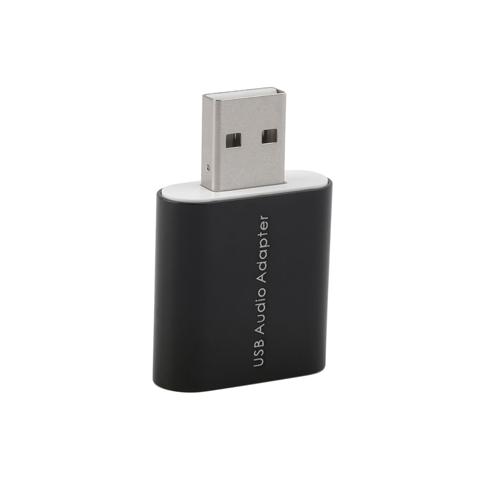 Externe USB Soundkarte Audio Klinke Adapter Stereo Out / Mikrofon In