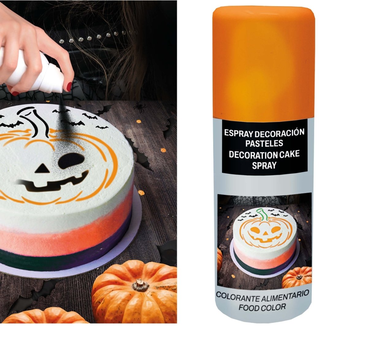 Oranje Voedingskleurstof Spray 100ml