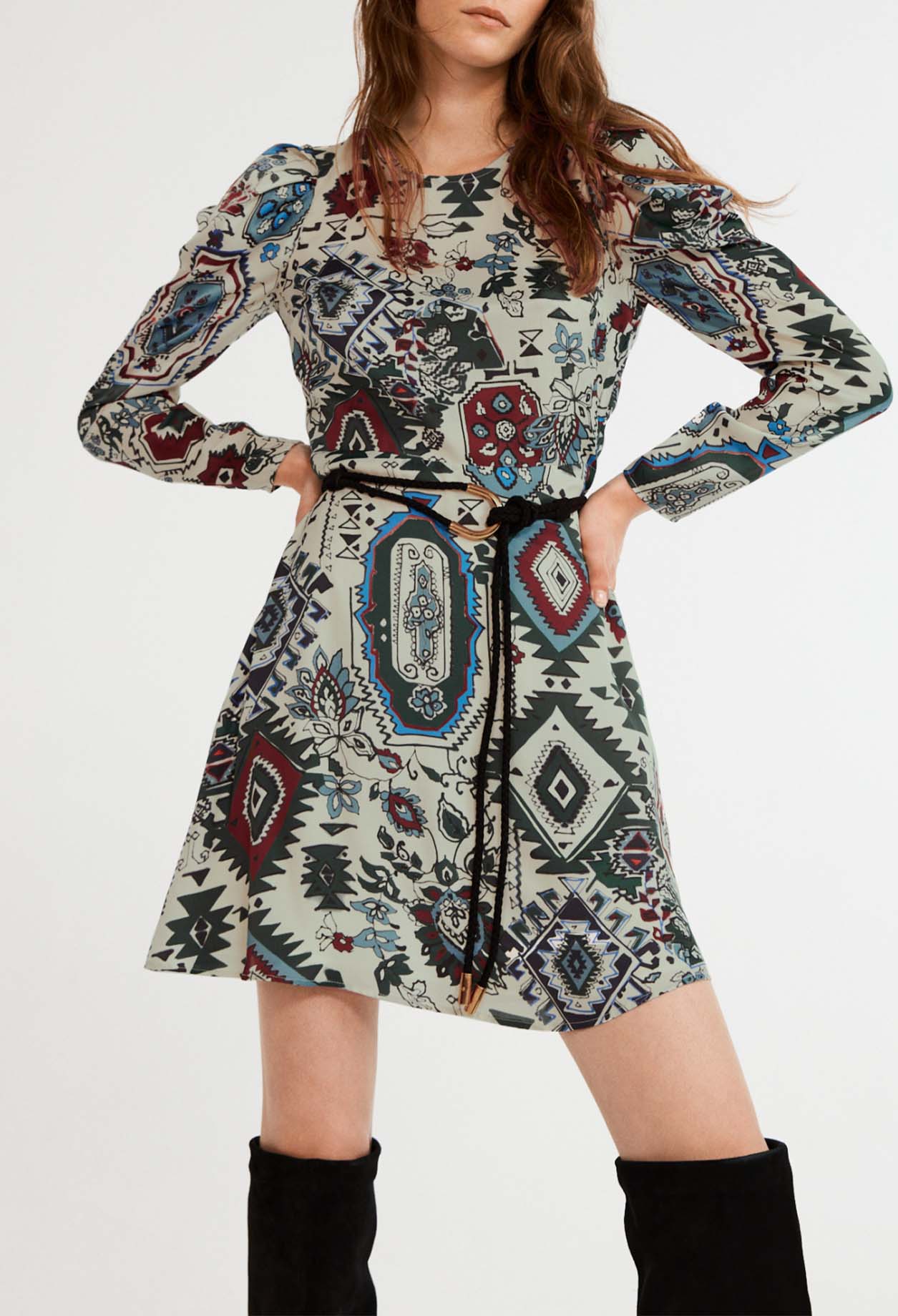 Robe &agrave; motifs