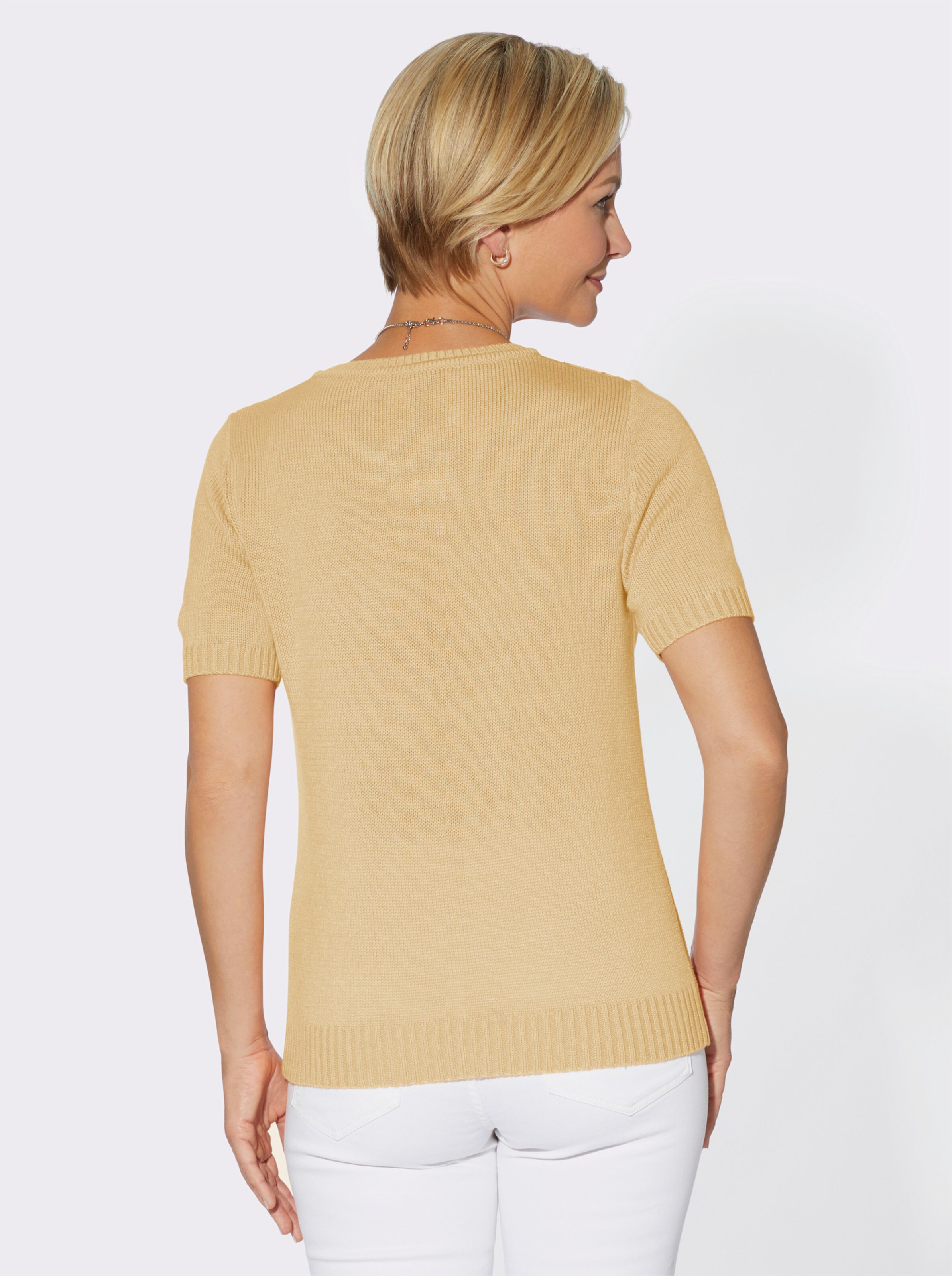Kurzarmpullover