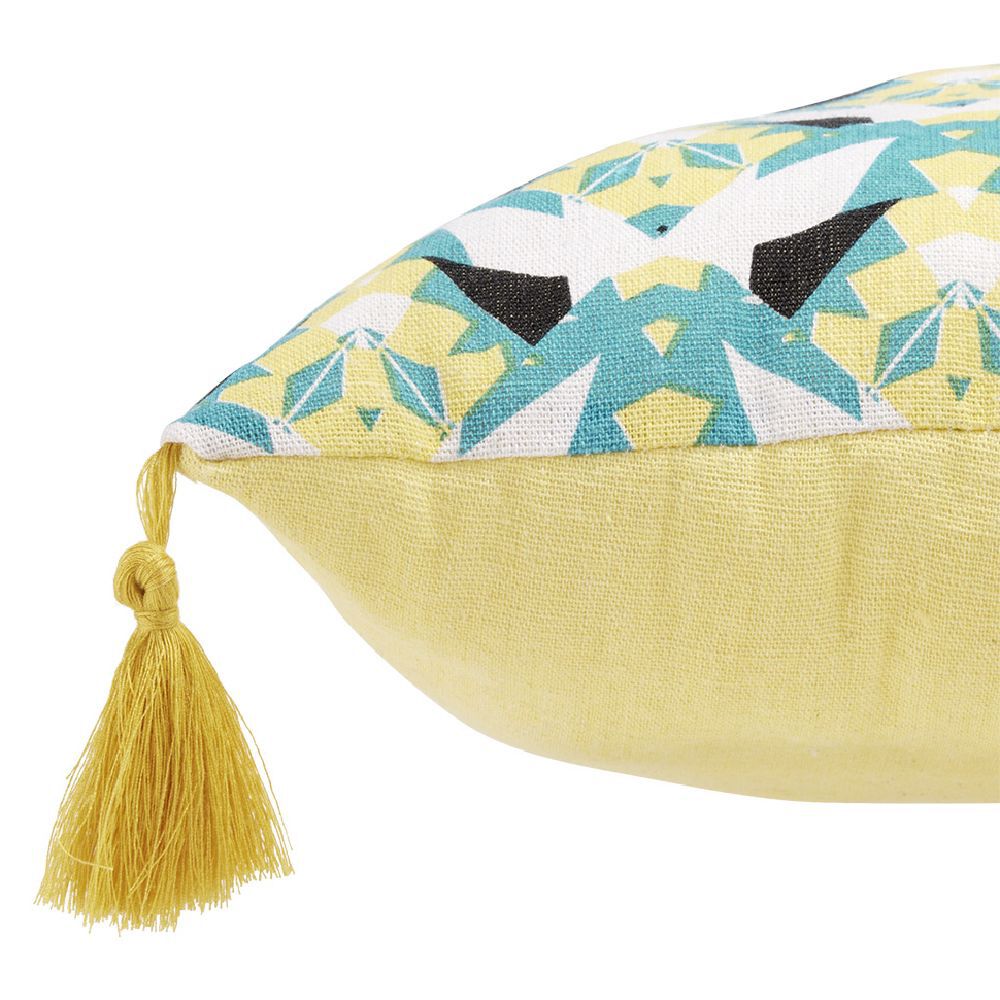 Coussin carré motif imprimé 40x40cm