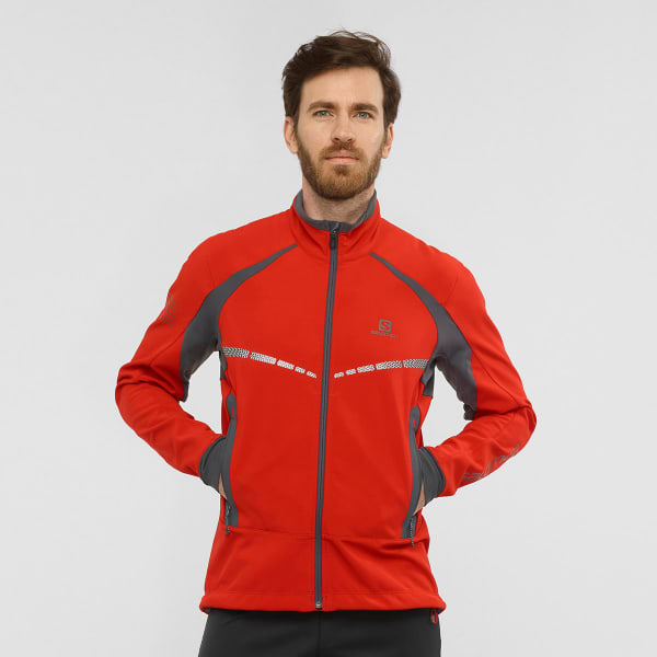 Veste ski de fond SALOMON RS WARM SOFTSHELL JKT M