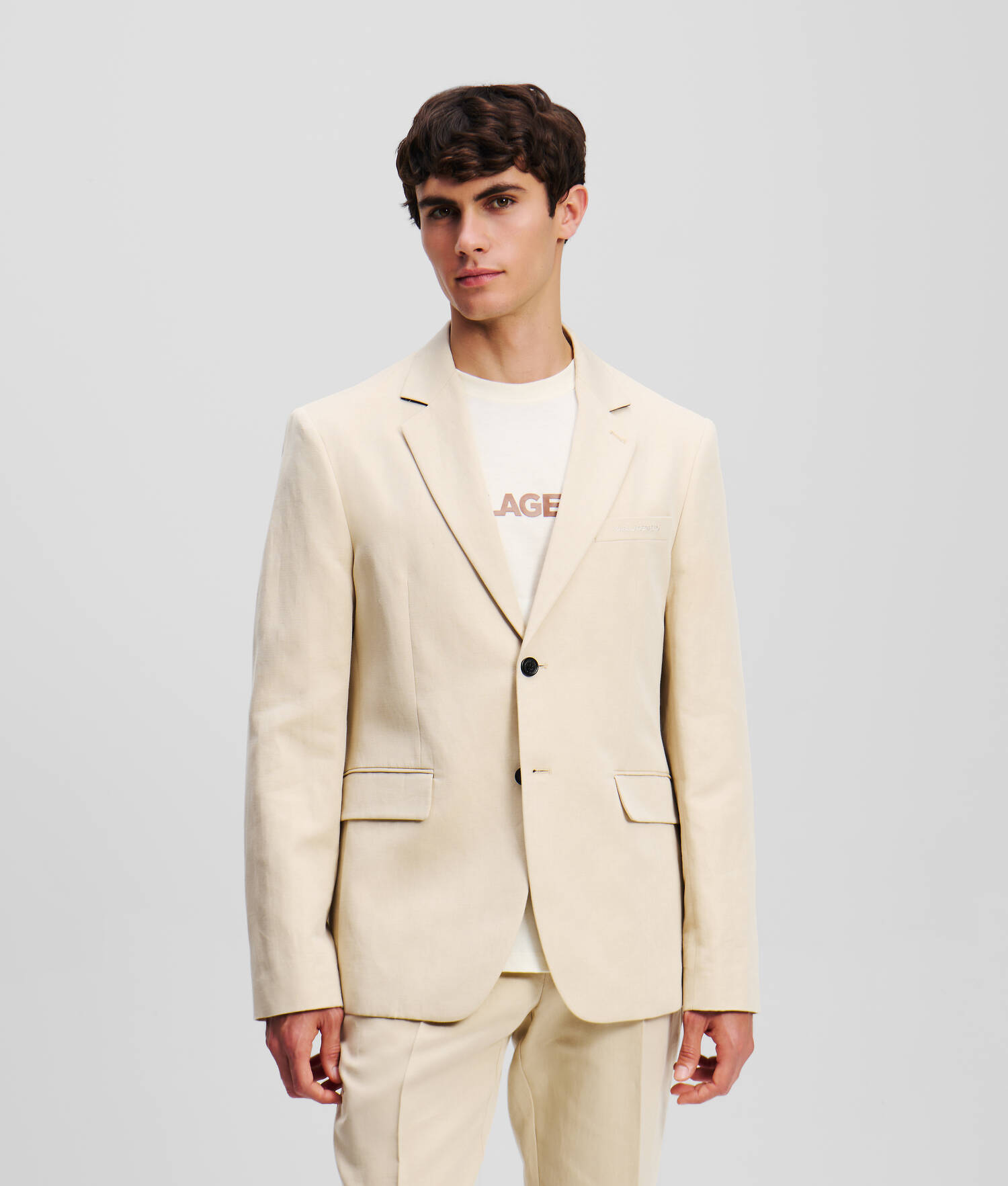 BLAZER EN LIN - Trench Coat