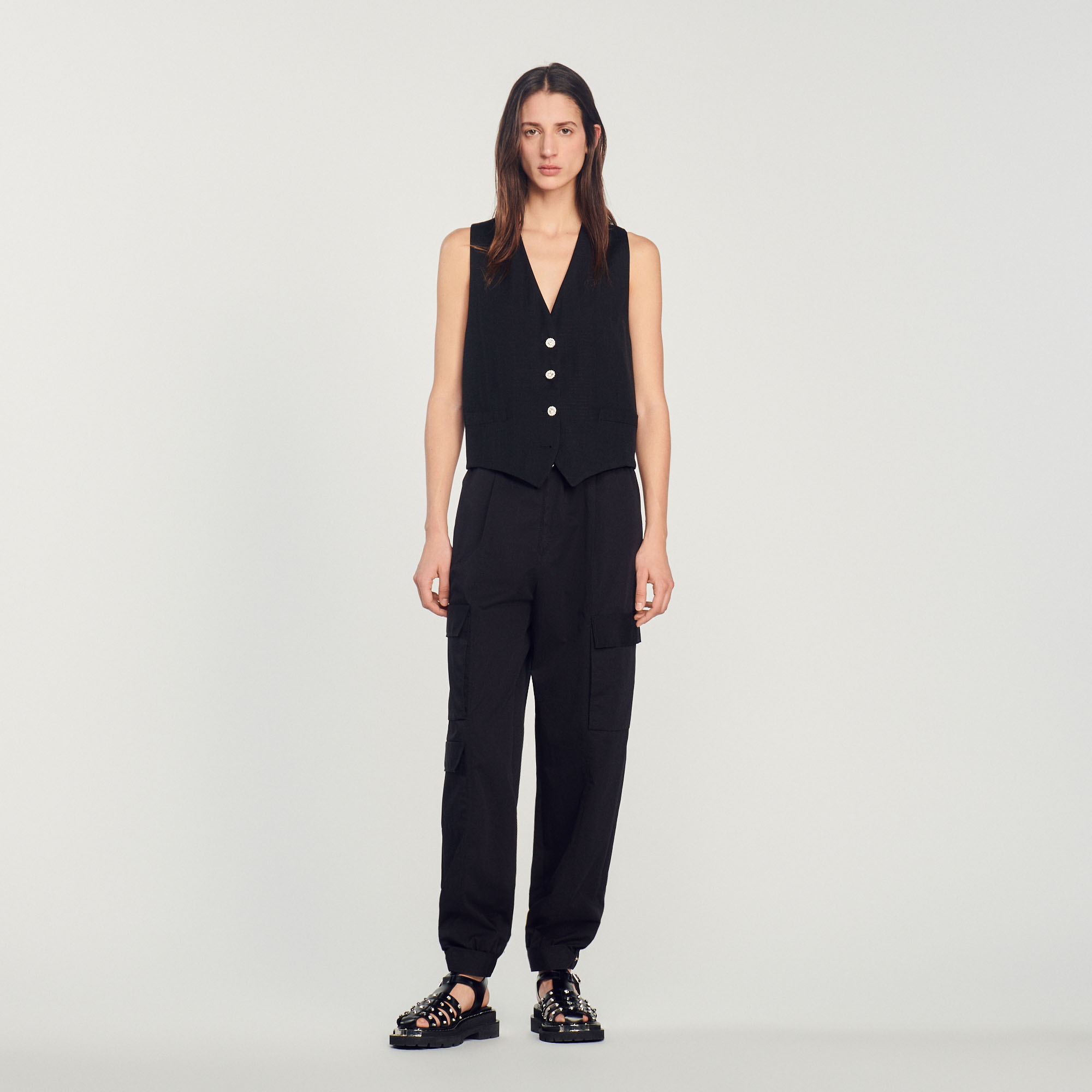 Gilet d'homme á strass