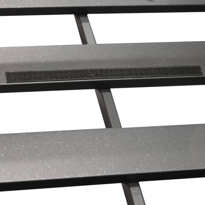 Canapé de jardin ALLURE Graphite & Gris zebrano