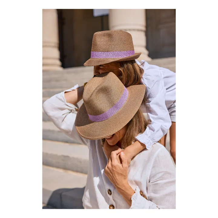 Lastelier Chapeau Portofino Lurex | Rose