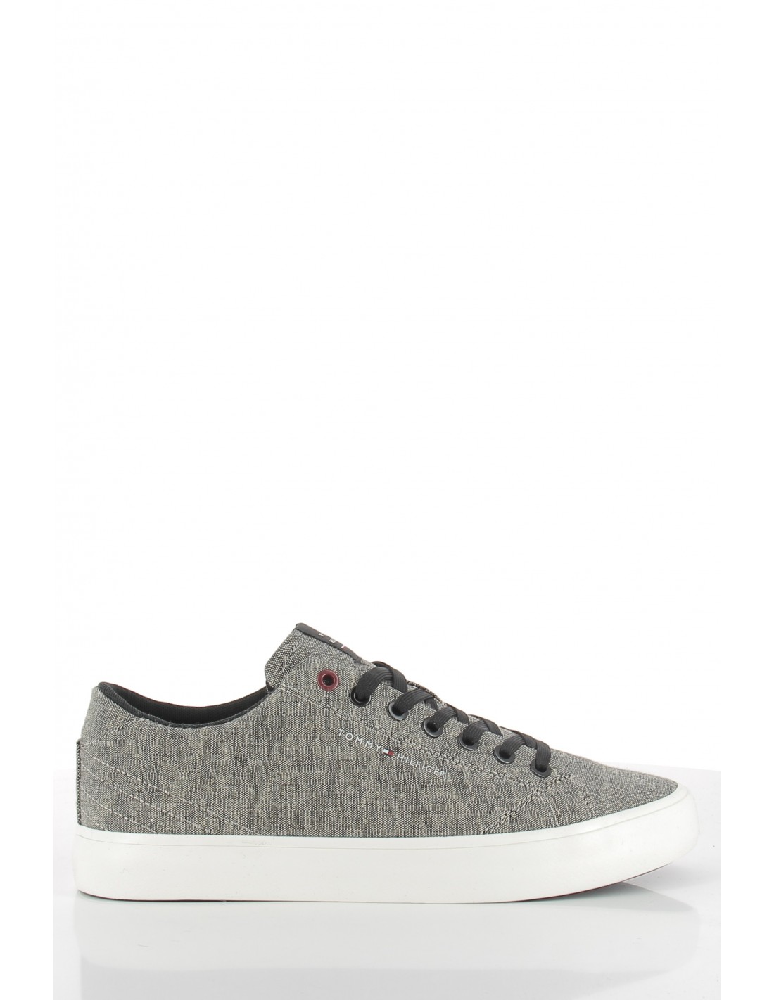 tommy hilfiger baskets de ville homme th hi vulc core low gris
