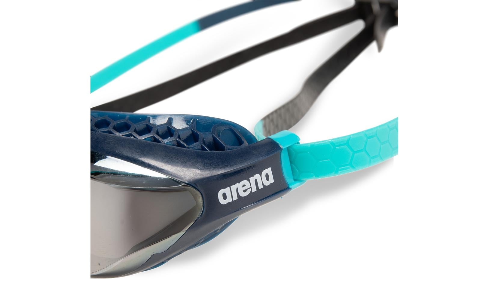 Schwimmbrille Air-Speed Mirror Dunkelblau/TürkisWettkampfschwimmbrille