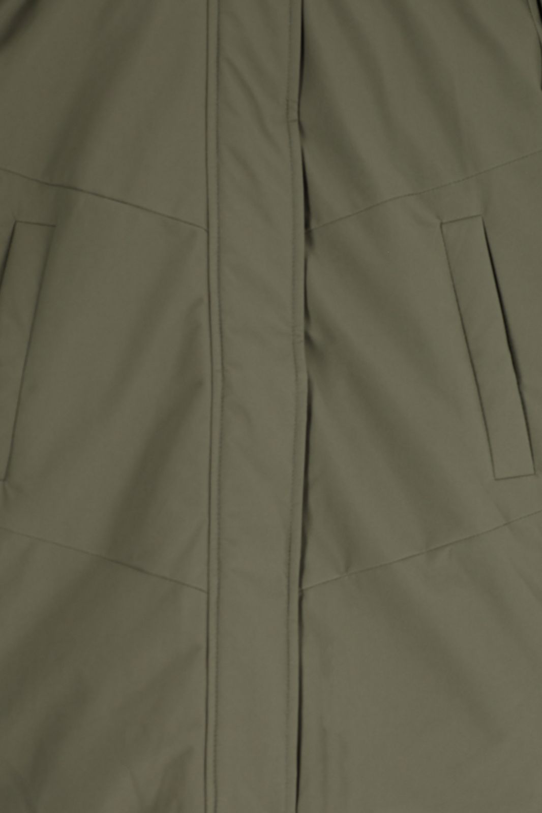 Groene technische parka jas