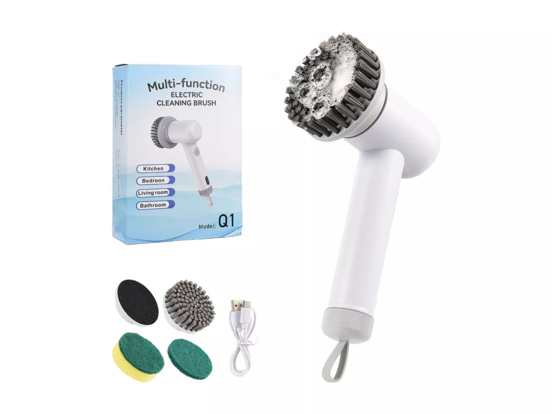 Brosse de Nettoyage Électrique Portatives, Brosse Remplaçables, pour Nettoyage du Carrelage