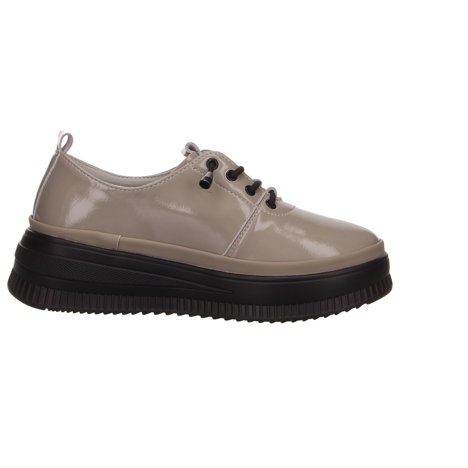 HBH Schnürschuhe taupe grau
