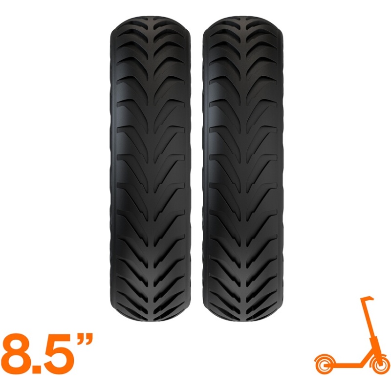 Pneu, chambre à air trottinette Casr Pack 2 Pneus Alvéolés Anti-Crevaisons 8.5 Pouces pour Trottinette Electrique CASR