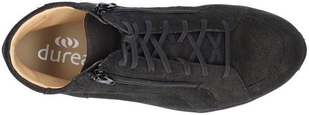 Durea - 9621 - Veterschoenen - Bruin - Leer - Extra Brede Booties