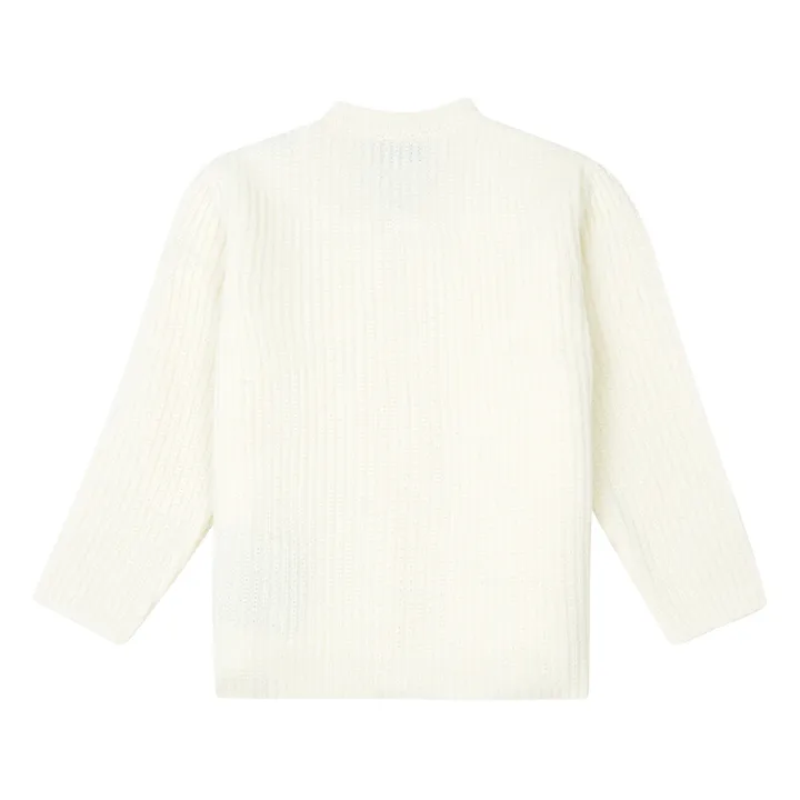 Moncler Veste Bi-matière Logo | Blanc cassé