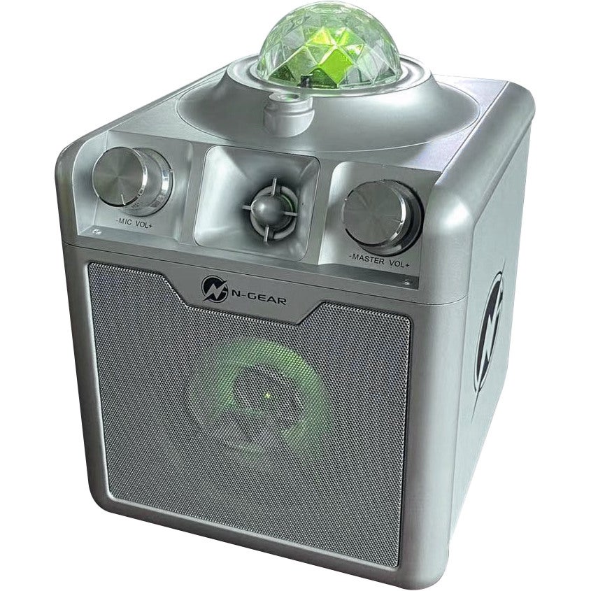 N-Gear Block Disco Star 710 Silver partyspeaker