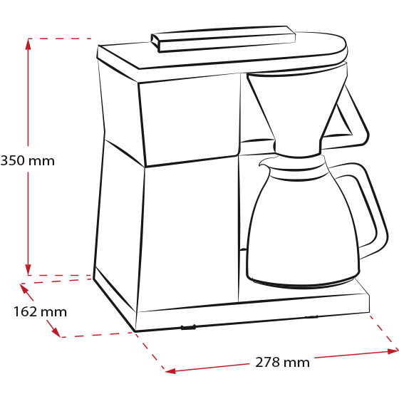 Excellent 5.0|Filterkaffeemaschine Weiß