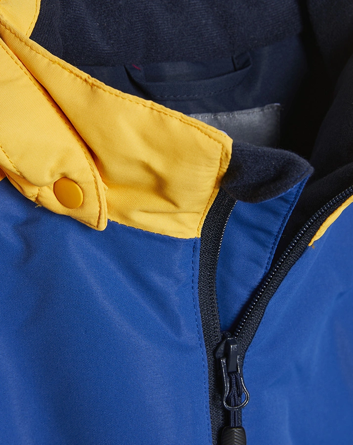 Funktions-Winterjacke SNEDRIVE in blau/gelb