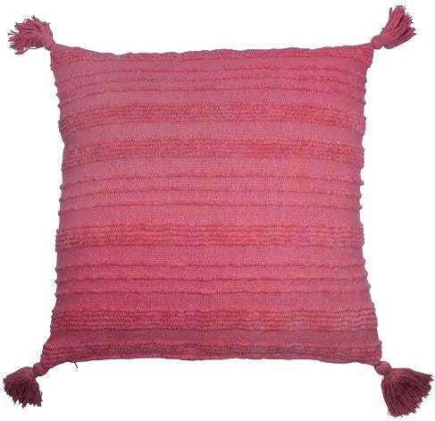 Linen & More sierkussen Chloe roze 45 x 45 cm