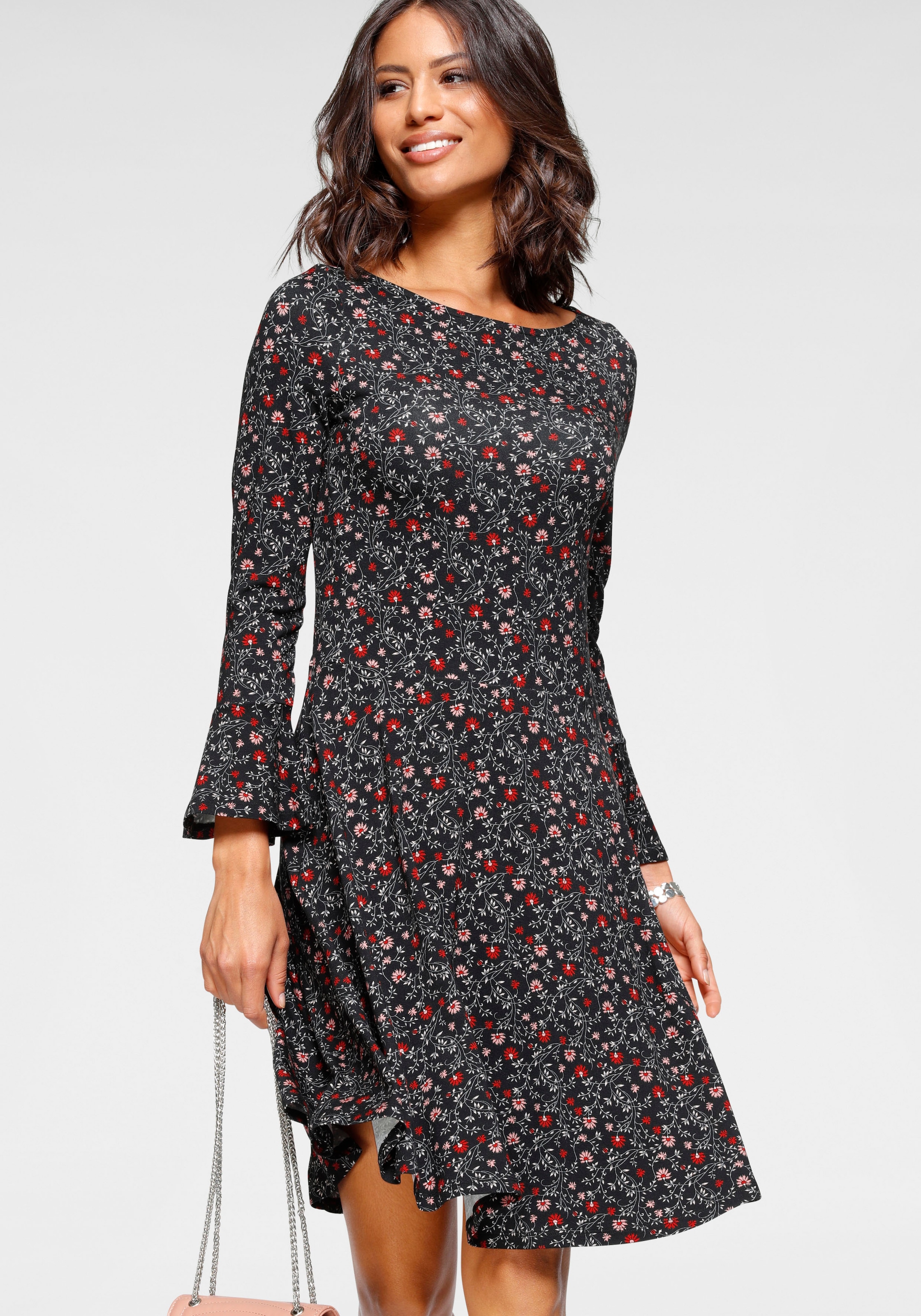 Laura Scott Jerseykleid festliche Anlässe,  langes Kleid,  elegant,  aus Viskosemischung