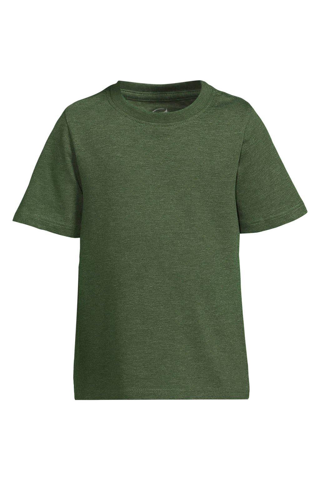 anytime T-shirt groen melange