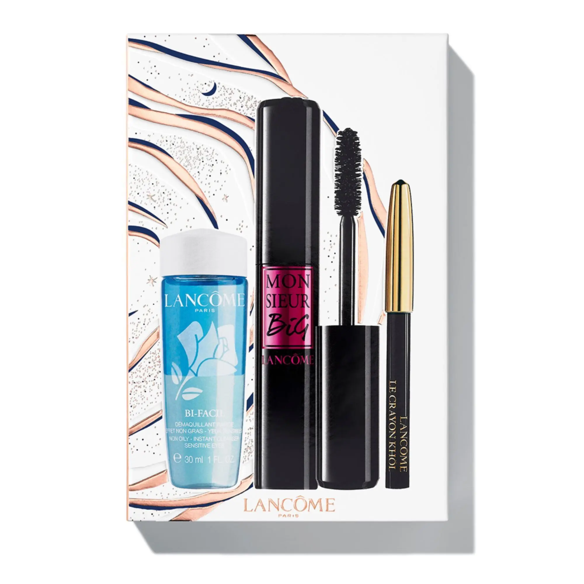 Lancôme - Coffret Noël Monsieur Big Mascara, Démaquillant Yeux & Mini Crayon Khôl- Femme