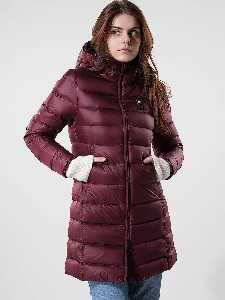 BLAUER Daunenjacke AGNES dunkelrot
