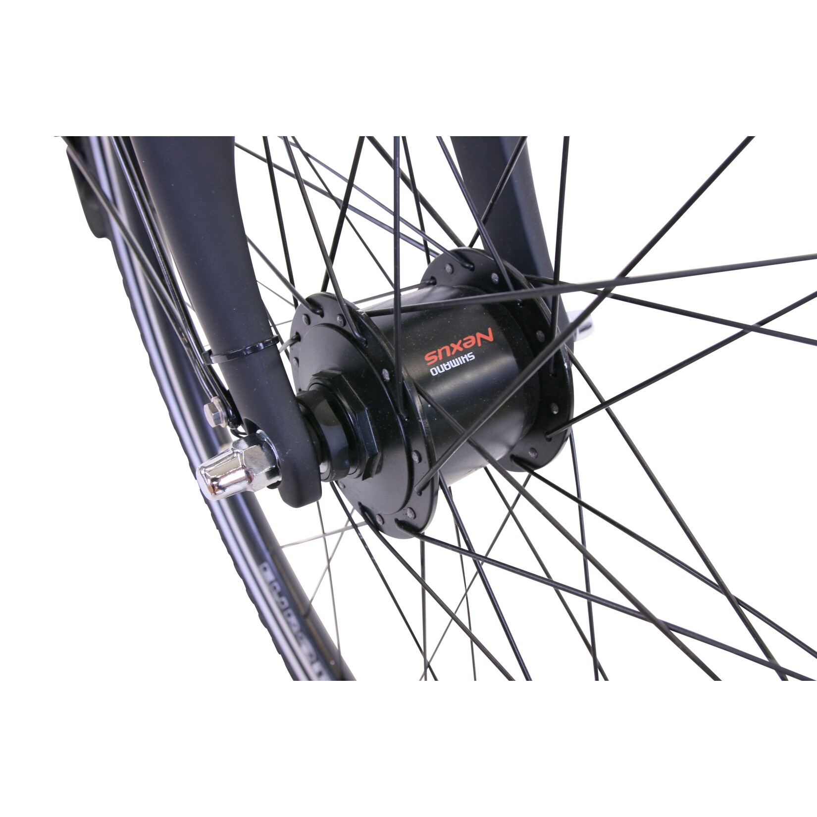 HAWK Trekking Premium Fahrrad , Black Damen 28 Zoll, Rahmenhöhe 44 cm – Fahrrad mit Microshift 24 Gang Kettenschaltung & Beleuchtung I Allrounder I Schwarz
