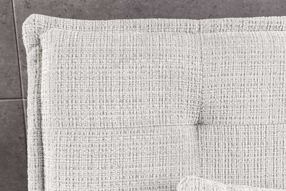 Modernes Schlafsofa JAZZ 190cm champagner beige Chenille 3-Sitzer Couch