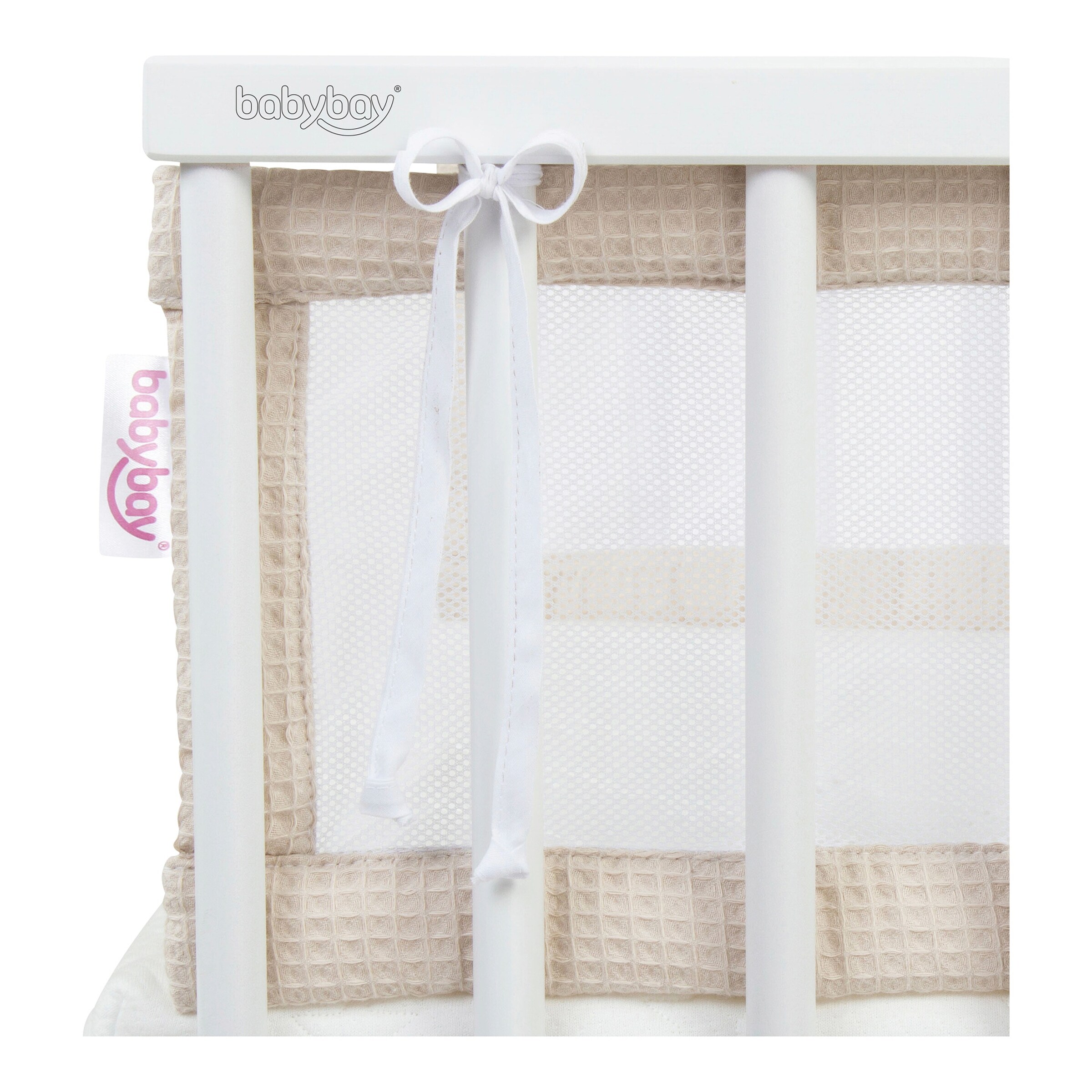 babybay® Nestchen Mesh-Waffelpiqué passend für Modell Original sand