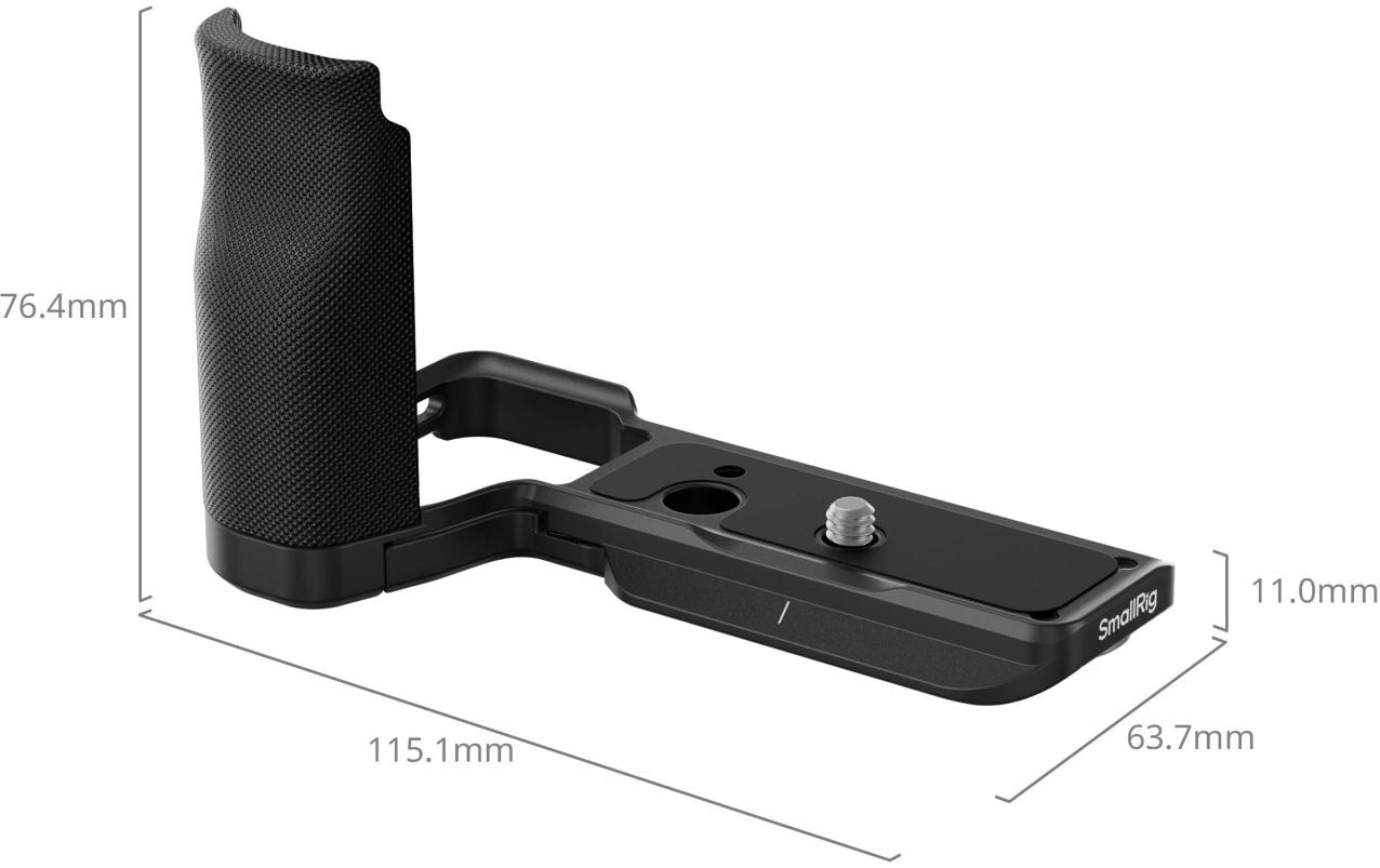 L-Winkel mit Silikongriff für Sony ZV-E10 IIErgonomisch geformter Silikongriff