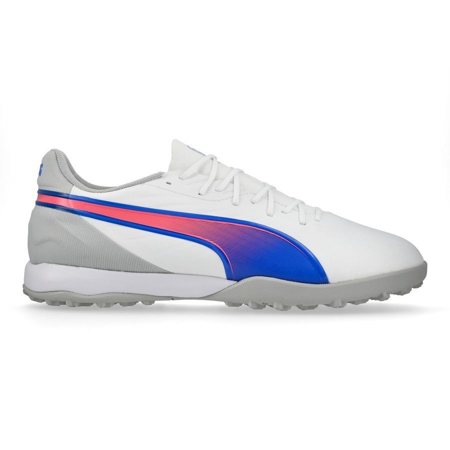 PUMA King Match TT Formula - Blanc/Bleu/Flat Light Gray