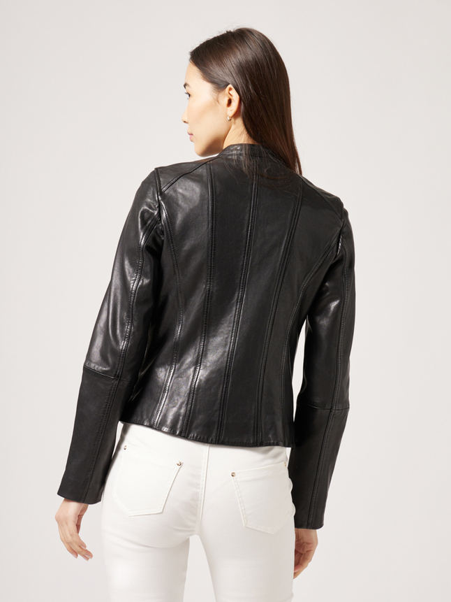 Veste motard détails épaules