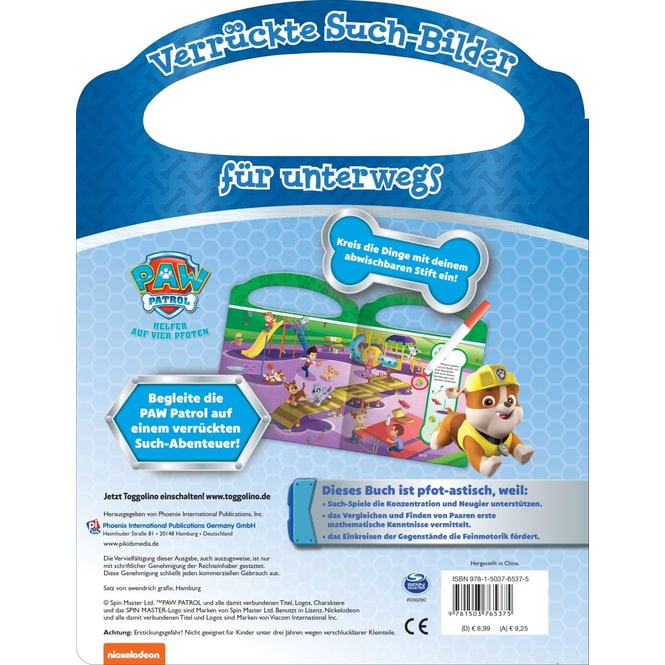 Paw Patrol - Verrückte Suchbilder für unterwegs
