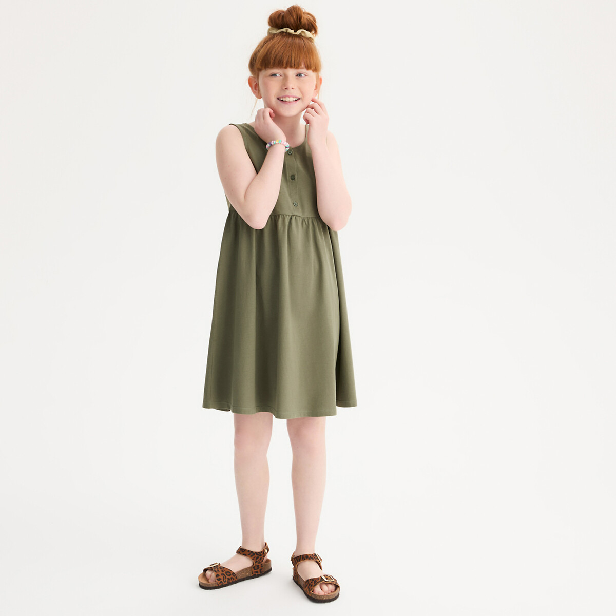 COLEÇÕES LA REDOUTE<br>Vestido evasê sem mangas