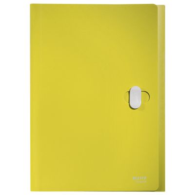 Leitz Recycle - Trieur à soufflet - 5 positions - A4 - pour 250 feuilles - à onglets - jaune