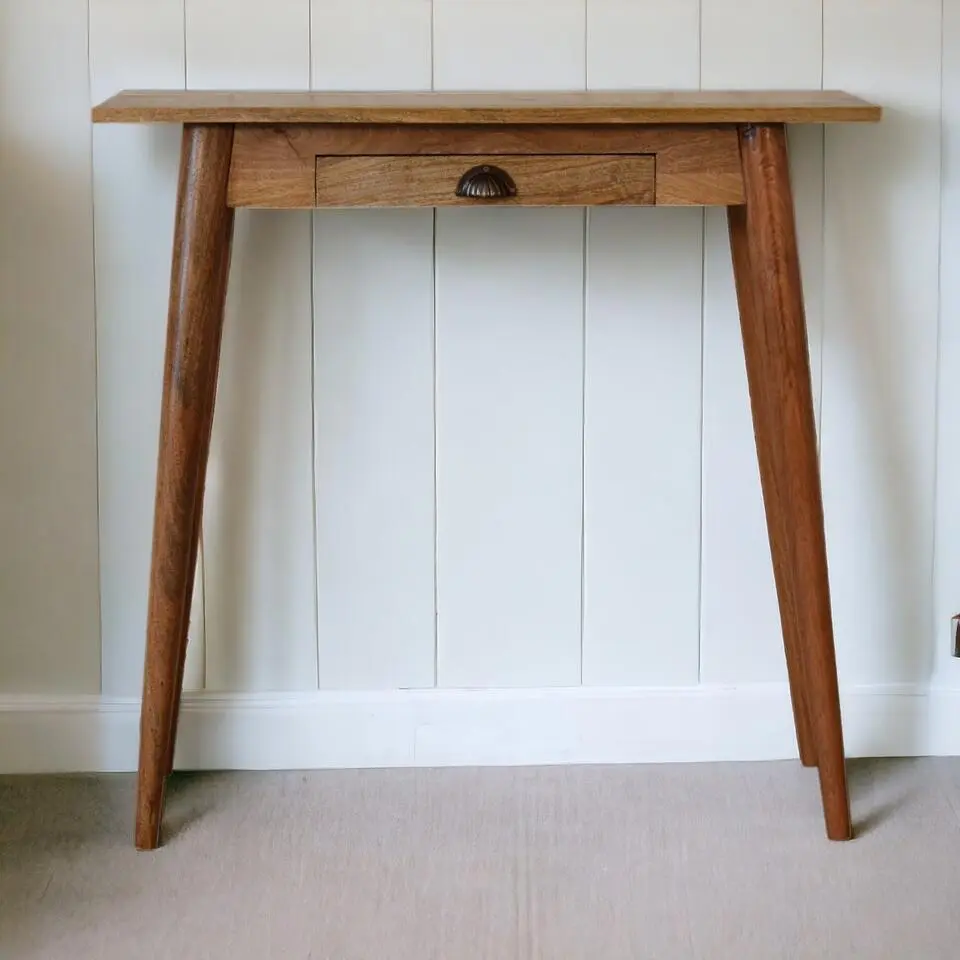 Mini Eiken-achtige Schrijftafel - Nordic Stijl