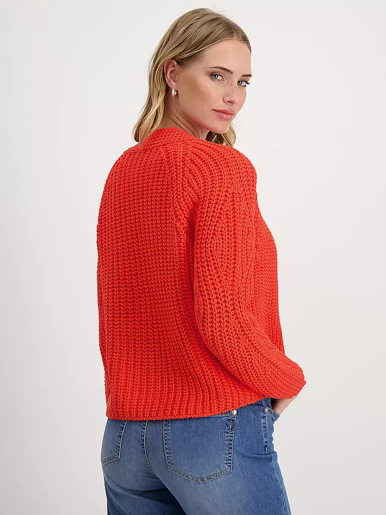 MONARI Strickjacke koralle