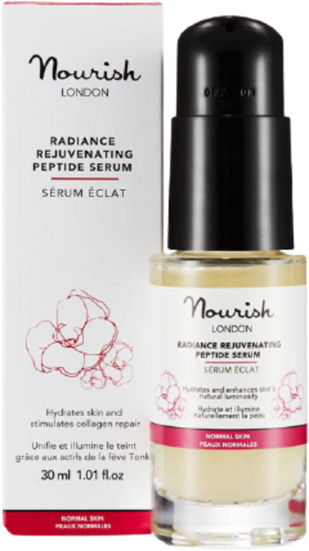 Nourish London  Radiance Rejuvenating Peptide Serum, 30 ml