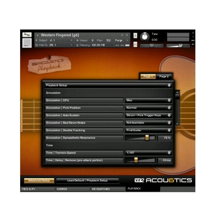 VIR2 Acou6tics virtuele akoestische gitaar software