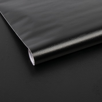 Decoratiefolie Leder zwart (346-0656) 45x200 cm