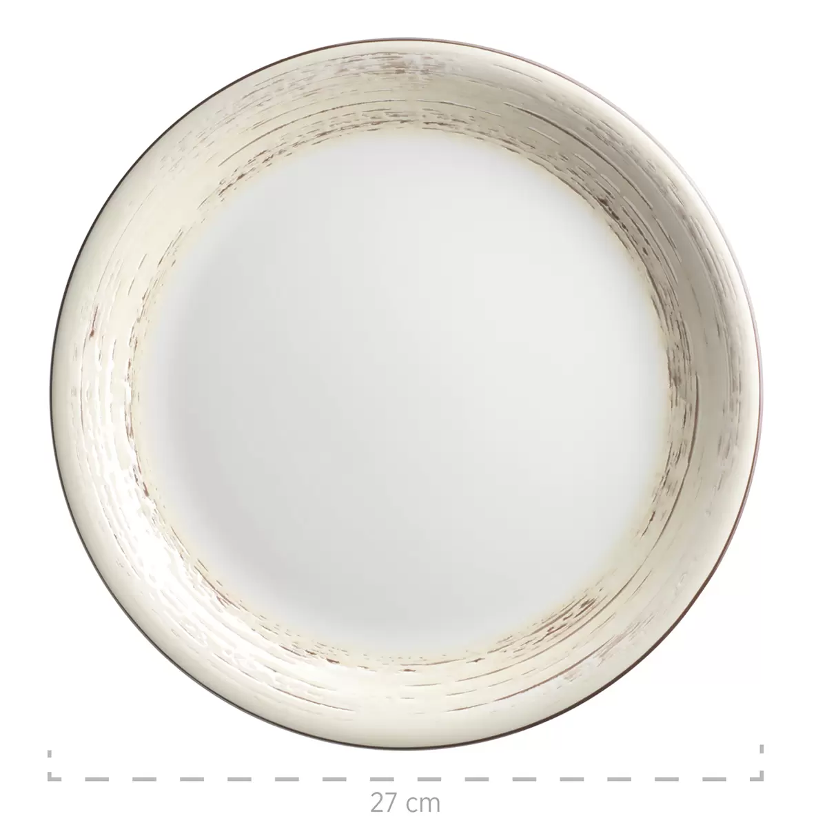 Tafelservice 8-tlg. DUOLE beige,braun