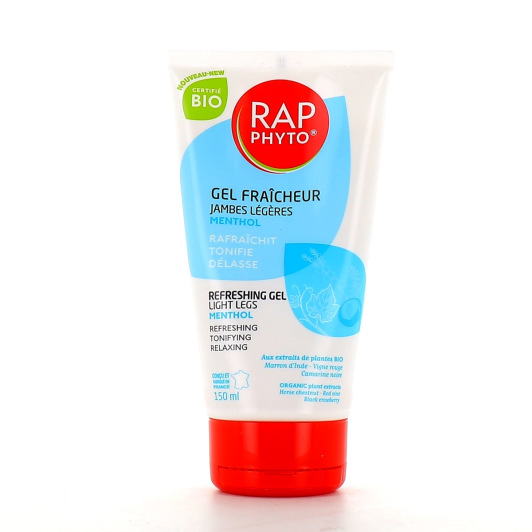 Gel fraîcheur jambes légères Rap Phyto Bio