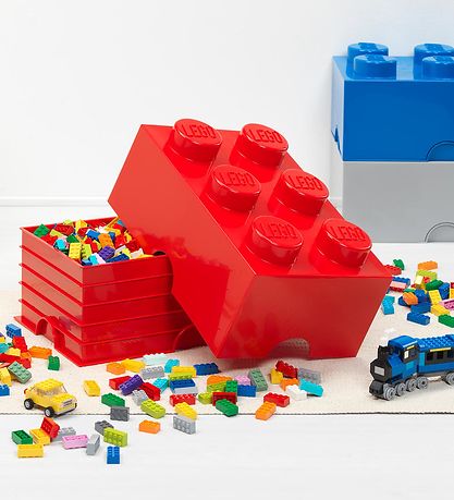 LEGO? Storage Opbevaringsboks - 6 Knopper - 37,5x25x18 - Bright