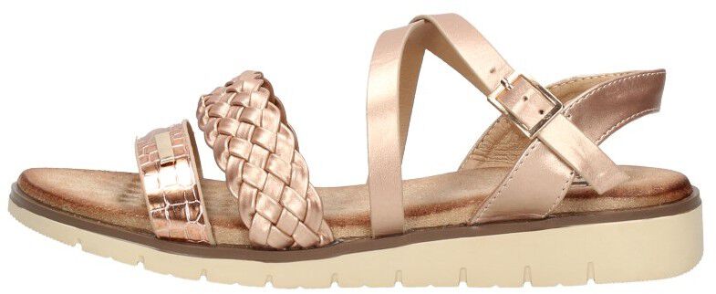 Sub55 Sandalen Plat goudkleur