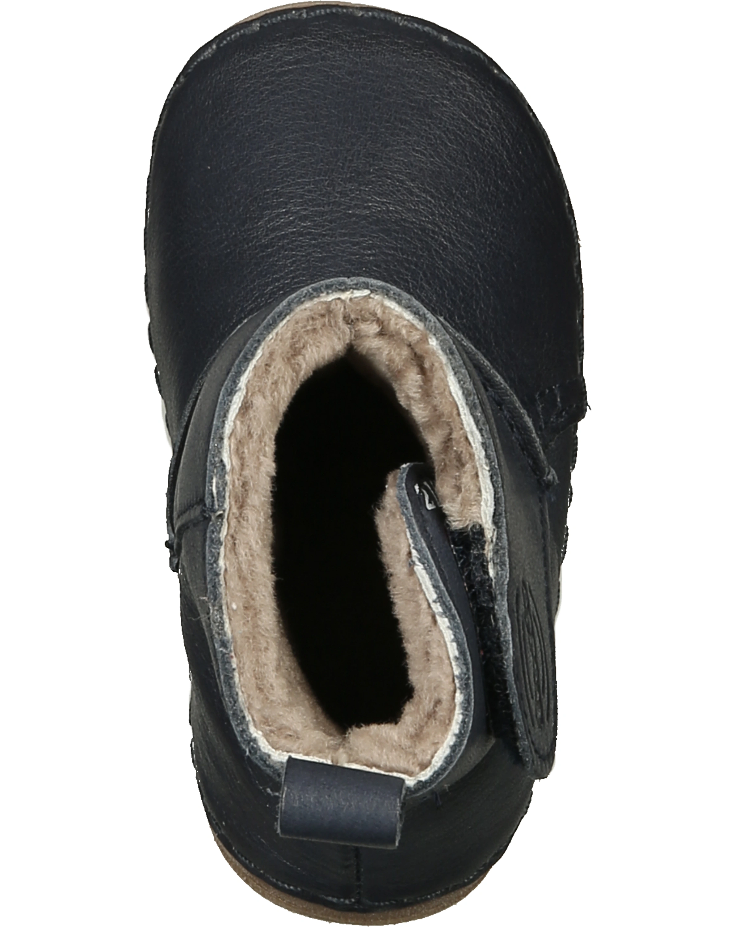 Leder-Klettstiefel PAIX WINTER in blue