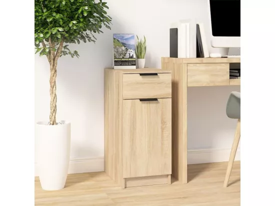 Armoire de bureau Chêne sonoma 33,5x50x75 Bois d'ingénierie